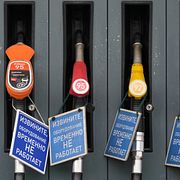 Avstängda bensinpumpar i Ryssland.