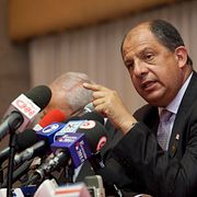 Costa Ricas president Luis Guillermo Solís.