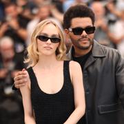 Lily-Rose Depp och Abel Tesfaye. 