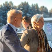 Olli Rehn och Christine Lagarde. 