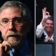 Paul Krugman och paret Reagan. 