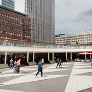 Arkivbild, Sergels torg i Stockholm