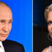 Vladimir Putin och Megyn Kelly. 