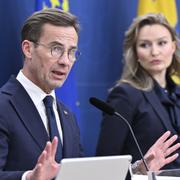 Statsminister Ulf Kristersson (M), och vice statsminister Ebba Busch (KD). Arkivbild. 