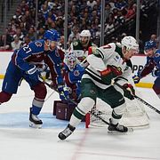 Det gjordes 15 mål i kvartsfinalen mellan Colorado och Minnesota.