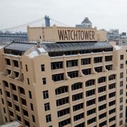 Jehovas vittnens högkvarter i Brooklyn, New York. 