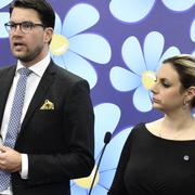 SD:s Jimmie Åkesson och Paula Bieler.