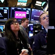 Investerare på Wall Street.