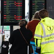 SJ ställer in tågavgångar från Göteborgs centralstation på grund av stormen Dave.