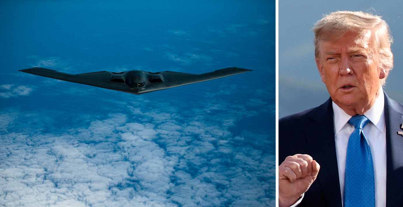 Ett B-2-plan/ Donald Trump