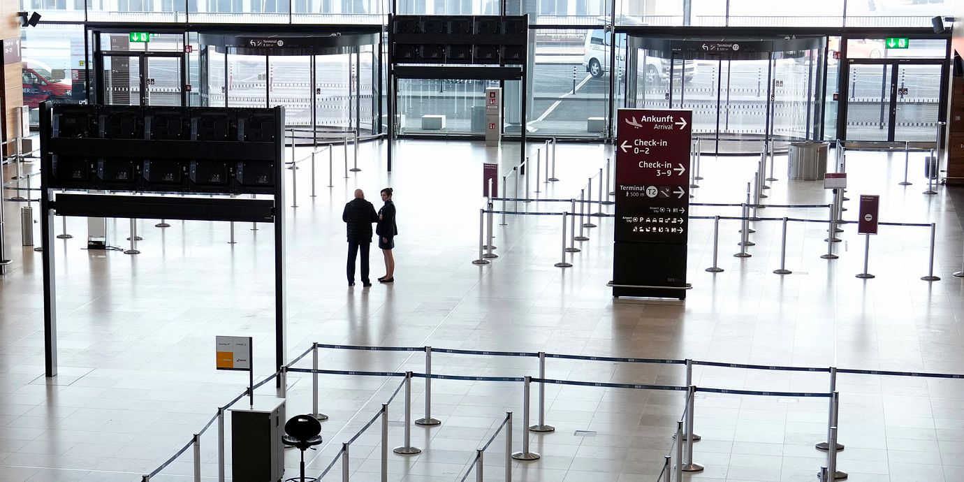 Arkivbild från flygplatsen i Berlin.