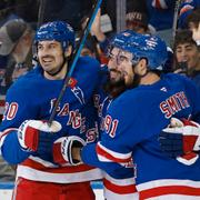 Reilly Smith, Chris Kreider och Mika Zibanejad.