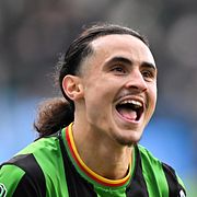 Amin Boudri under en match för Gais i oktober 2025.