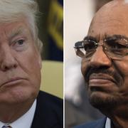 Trump och Omar al-Bashir.