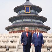 President Donald Trump med Kinas president Xi Jinping.