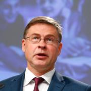 EU:s handelskommissionär Valdis Dombrovskis. 