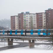 Vy över stockholmsförorten Fittja.