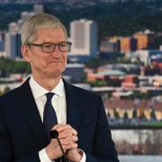 Apples vd Tim Cook. Arkivbild från 2018. 