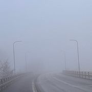 Smog över Partille på tisdagen.