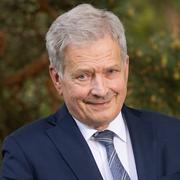 Finlands president Sauli Niinistö.