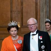 Drottning Silvia och kung Carl Gustaf, kronprinsessan Victoria och prins Daniel, prinsessan Sofia och prins Carl Philip.