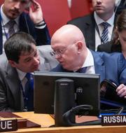 Rysslands FN-ambassadör Vasilij Nebenzia. John Minchillo / AP