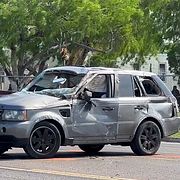 Bilen i Brownsville.