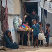 Bild från Dayr al-Balah i Gaza. 