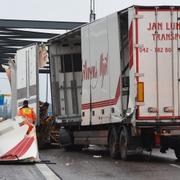 Lastbilen i fråga.