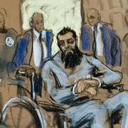 Sayfullo Saipov under förhandlingarna i domstolen på onsdagen.
