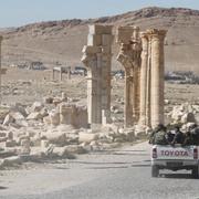 Syriska armén i Palmyra.