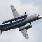 340AEW, en av de Saab-tillverkade donationer som gått till Ukraina.