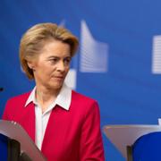 EU-kommissionens Ursula von der Leyen tillsammans med Josep Borrell, januari 2020. 