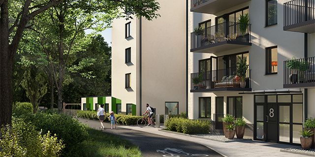 Älvsjöstaden bjuder på en perfekt mix av natur och stad. 