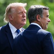 Donald Trump och John Ratcliffe.