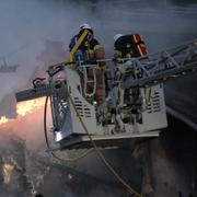 Brand vid moskén i Vilvalla i Örebro.