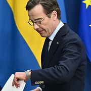 Statsminister Ulf Kristersson (M).