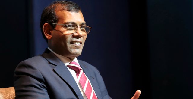 Mohammed Nasheed, arkivbild. Manish Swarup / TT NYHETSBYRÅN