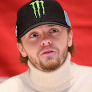 Oliver Solberg håller pressdag på Grand Hotel i Stockholm inför premiären i rally-VM. 