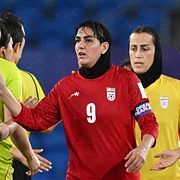 Irans lagkapten Zahra Ghanbari.