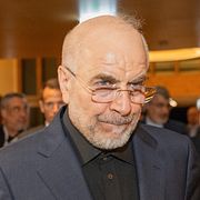 Mohammad Bagher Ghalibaf i Schweiz den 21 juni i år.