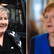 Norges statsminister Erna Solberg och förbundskansler Erna Solberg. 