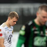 ÖFK-spelaren Eirik Haugan deppar. 