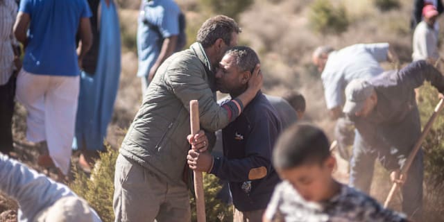 Byn Ouargane nära Marrakech. Mosa'ab Elshamy / AP
