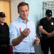 Aleksej Navalnyj i rätten.