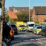 Polis på plats efter attacken i London. 