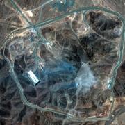 Satellitbilder visar Fordow-anläggningen efter att USA bombat den 22 juni.