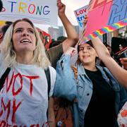 Demonstranter i Miami