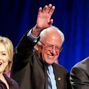 Hillary Clinton, Bernie Sanders och Martin O’Malley.