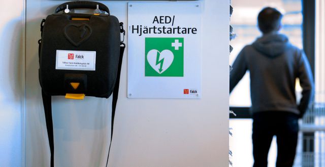 Defibrillator. JANERIK HENRIKSSON / TT / TT NYHETSBYRÅN